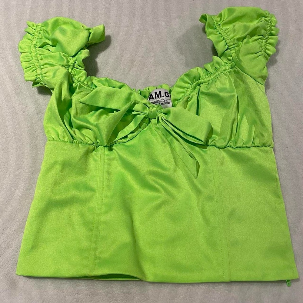 I.AM.GIA Naiome top in lime green 💚 - Picture 1 of 7